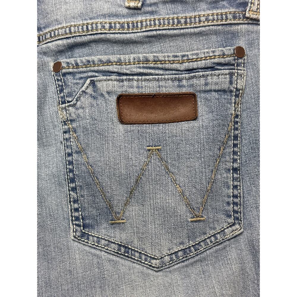 Wrangler Retro Men's Slim Straight Leg Blue Jeans - Size Tag Removed (34x35) - Picture 3 of 5
